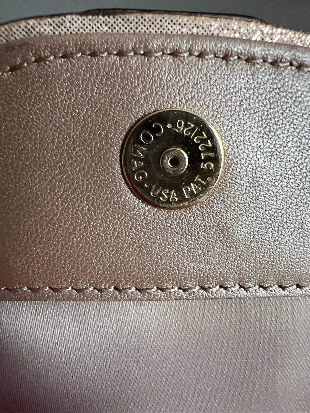 Coach Taylor Embossed Leather Bag in Sand Taupe - Picture 10 of 14